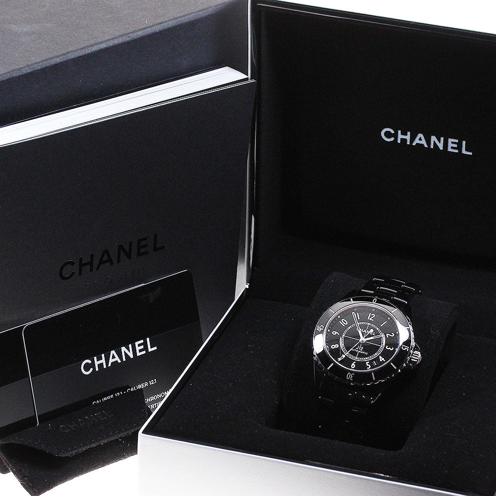 CHANEL J12 H5697 Black ceramic date black Dial Automatic Men's Watch_838118