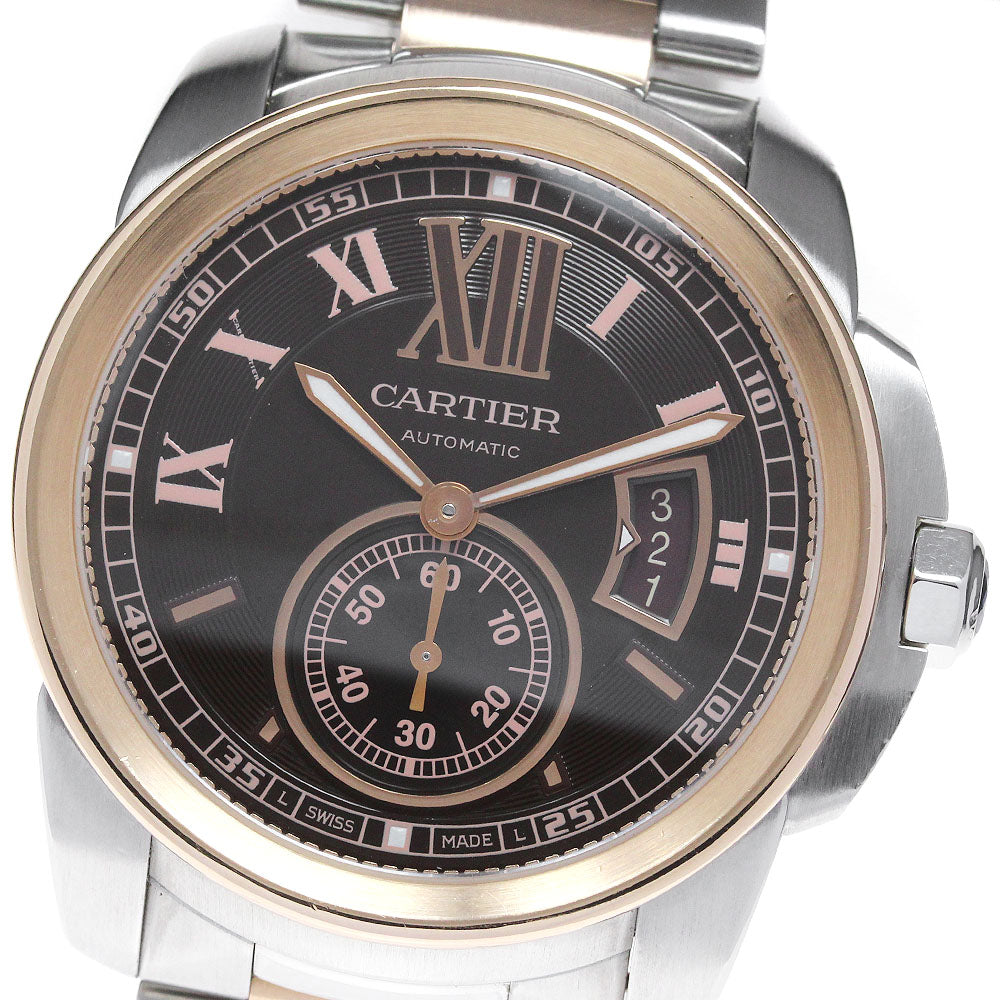 CARTIER Calibur de Cartier W7100050 Brown Dial Automatic Men's Watch_838119
