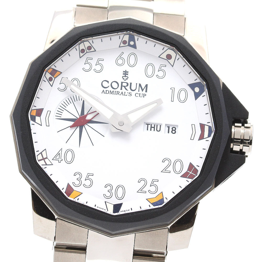 CORUM Admiral Cup Competition A947/03553 white Dial Automatic Men's Watch_838191