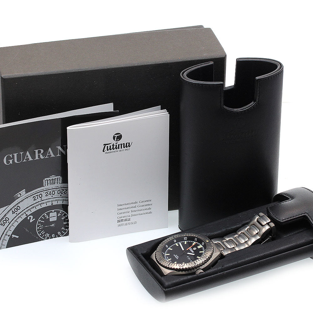 TUTIMA DI300 Divers 629-02 Day date Black Dial Automatic Men's Watch_838196