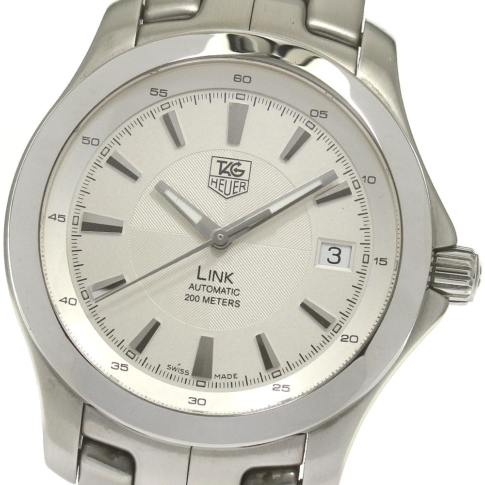 TAG HEUER Link WJF2111 Date Silver Dial Automatic Men's Watch_838212