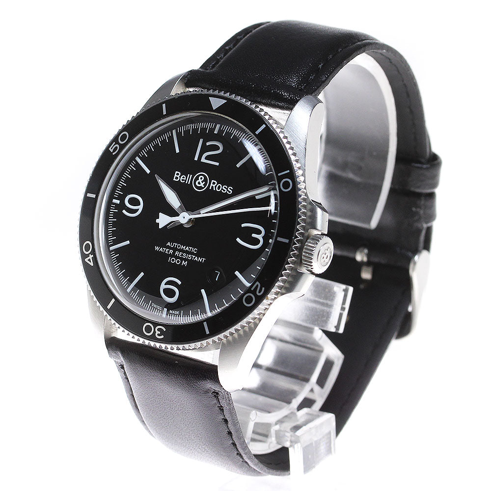 Bell＆Ross BR V2-92 Black Steel BRV292-BL-ST/SCA Automatic Men's Watch_838220