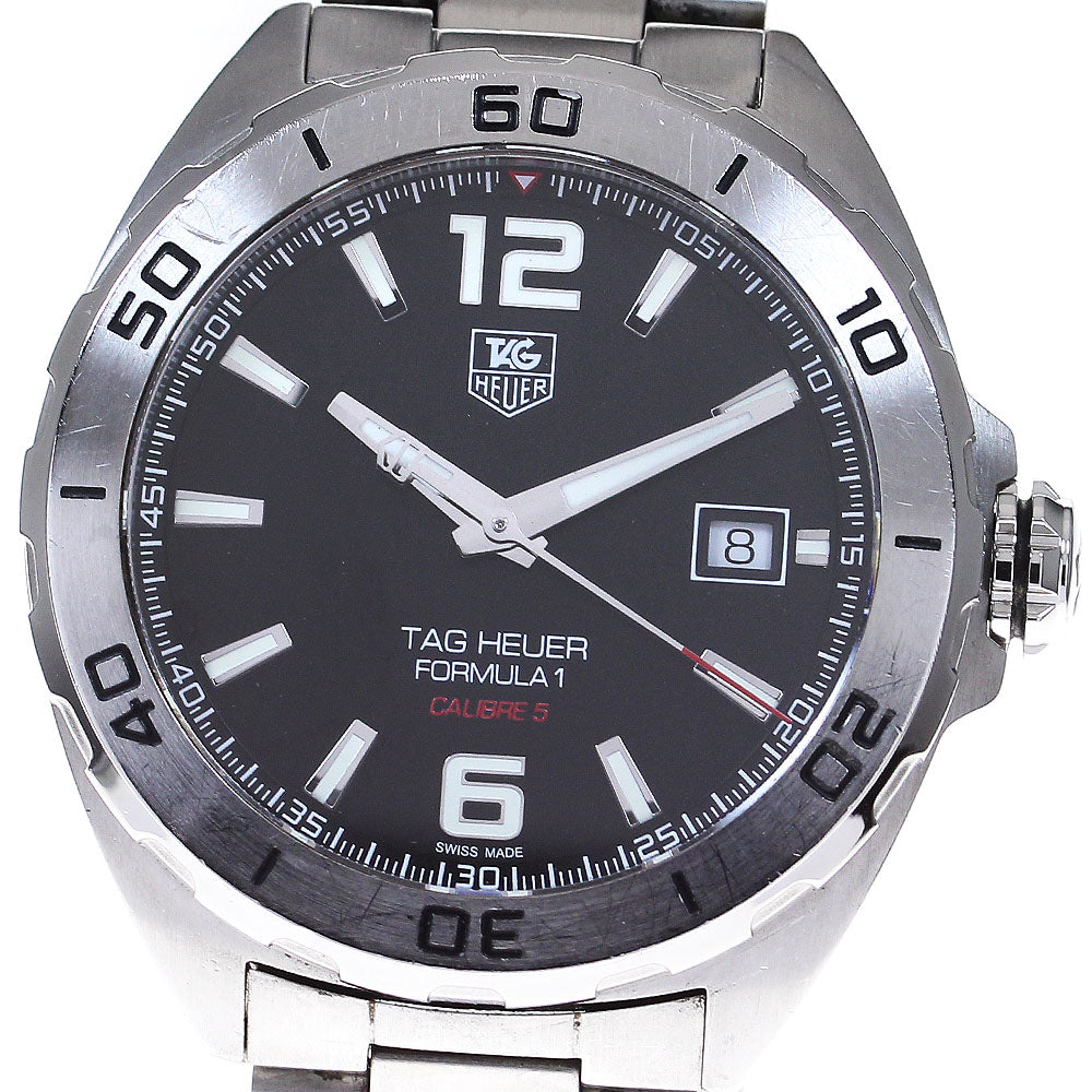 TAG HEUER Formula 1 caliber 5 WAZ2113 Date black Dial Automatic Men's Watch_838248