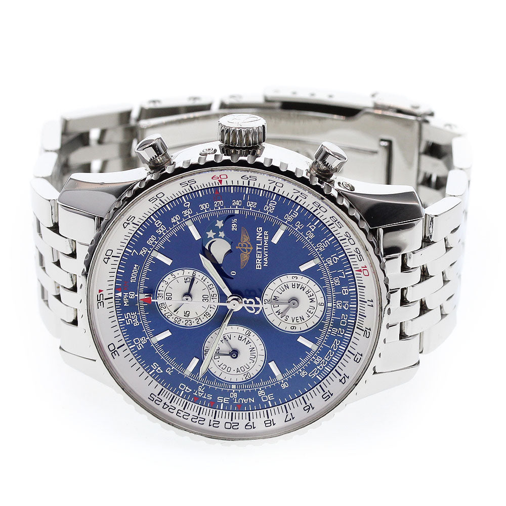 BREITLING Navitimer Olympus A19340 Moon phase Navy Dial Automatic Men's _838264