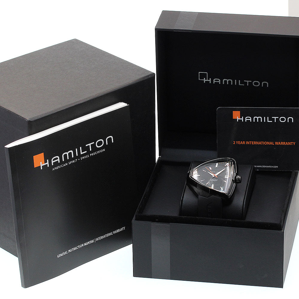 HAMILTON Ventura Elvis 80 H24585731 Date black Dial Automatic Men's Watch_838265