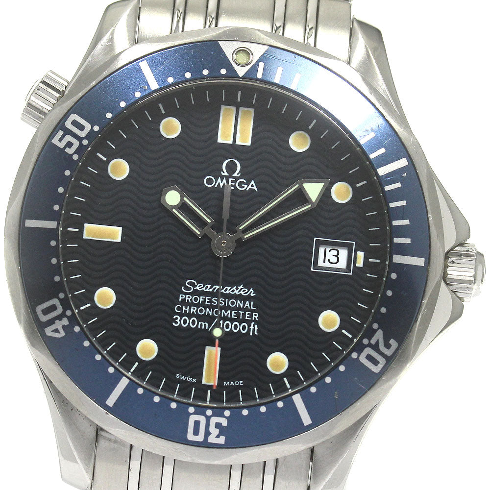 OMEGA Seamaster300 2531.80 Date Navy Dial Automatic Men's Watch_838307