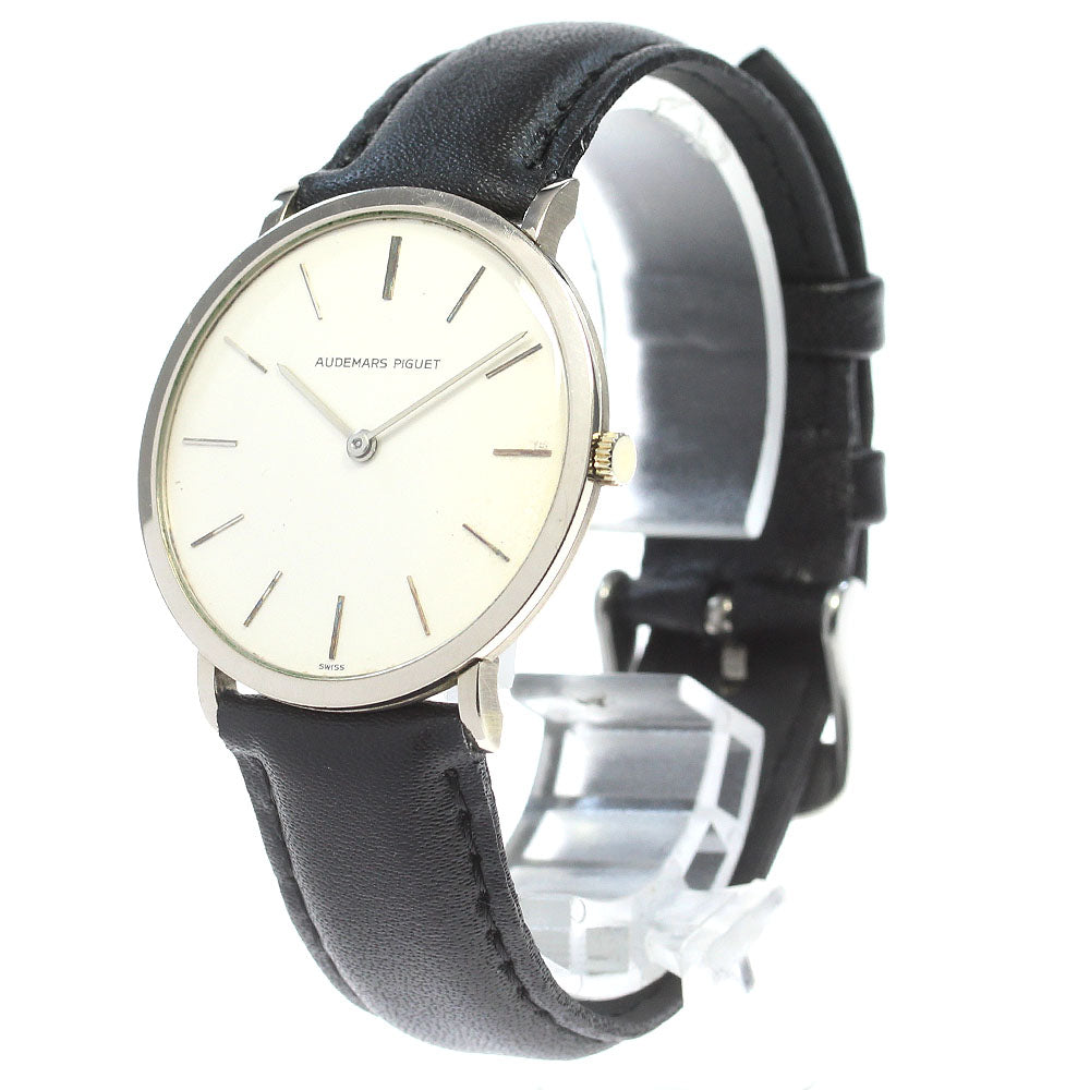 AUDEMARS PIGUET K18WG cal.K2001/1A white Dial Hand Winding Men's Watch_838328