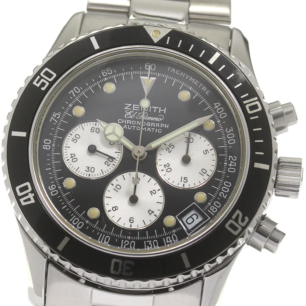 ZENITH El Primero 02.1320.400 Chronograph black Automatic Men's Watch_838356