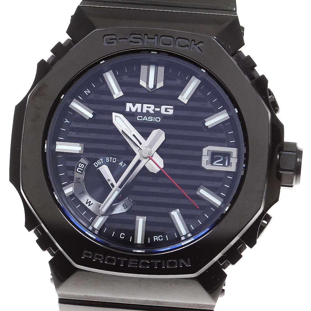 CASIO G shock MR-G MRG-B2100B-1AJR Day date Solar Powered Radio Men's_838383