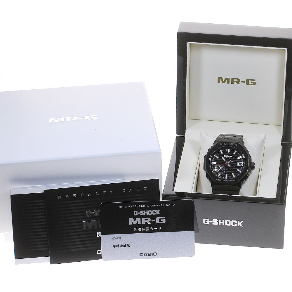 CASIO G shock MR-G MRG-B2100B-1AJR Day date Solar Powered Radio Men's_838383