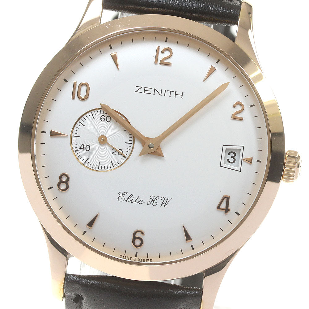 ZENITH Class elite 17.0125.650 K18PG small second Silver Dial Automatic Men's Watch_838409