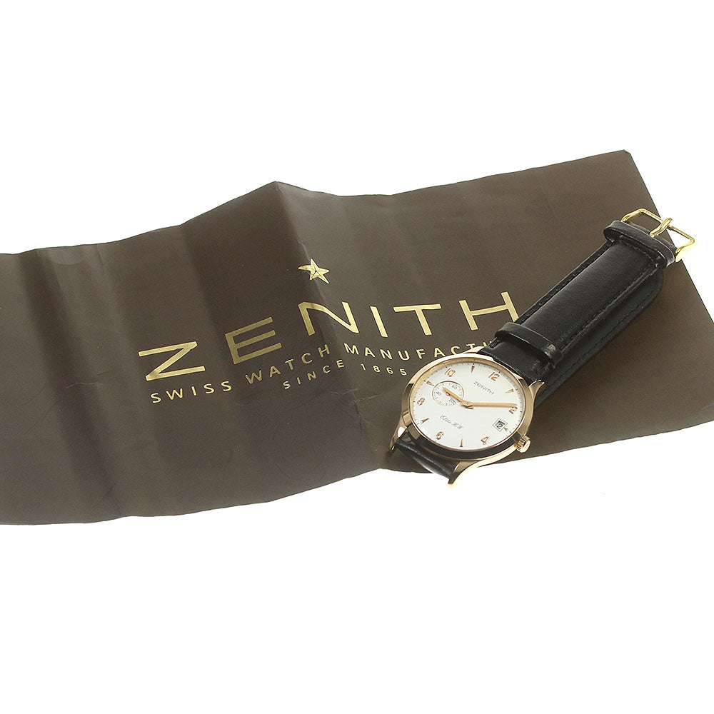 ZENITH Class elite 17.0125.650 K18PG small second Silver Dial Automatic Men's Watch_838409