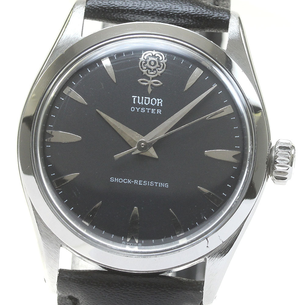 TUDOR Oyster Decabala 7934 black Dial Hand Winding Men's Watch_838465