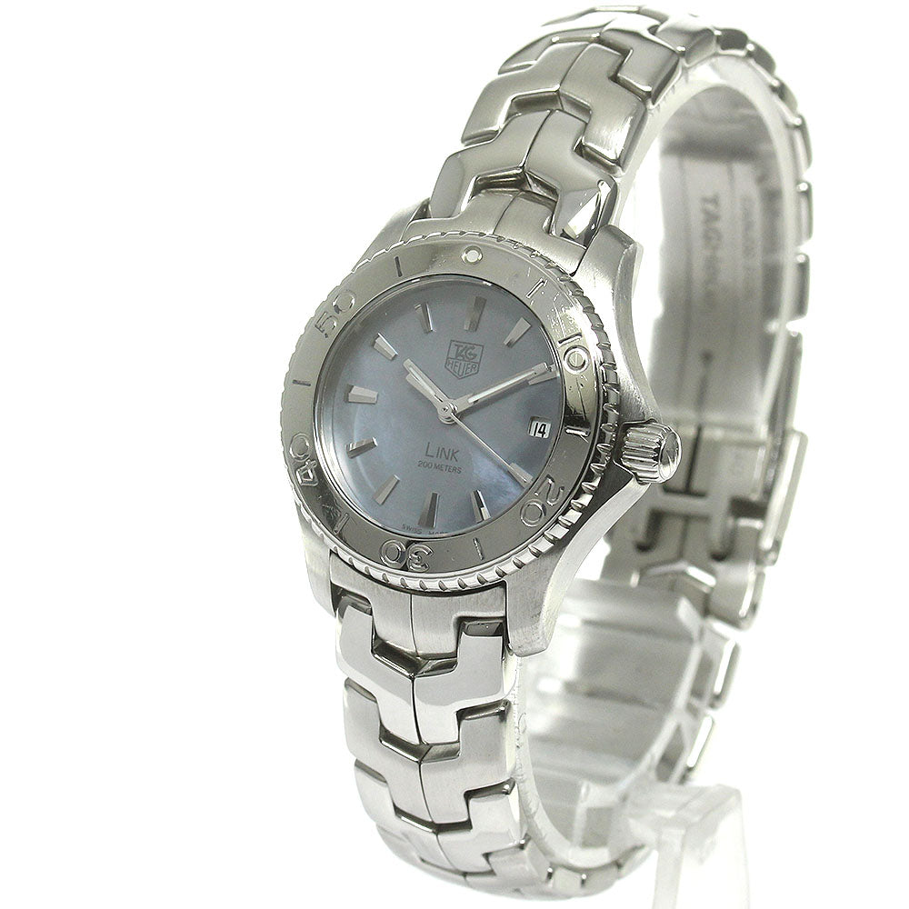 TAG HEUER Link WJ1316-0 Date Blue shell Dial Quartz Ladies Watch_838489