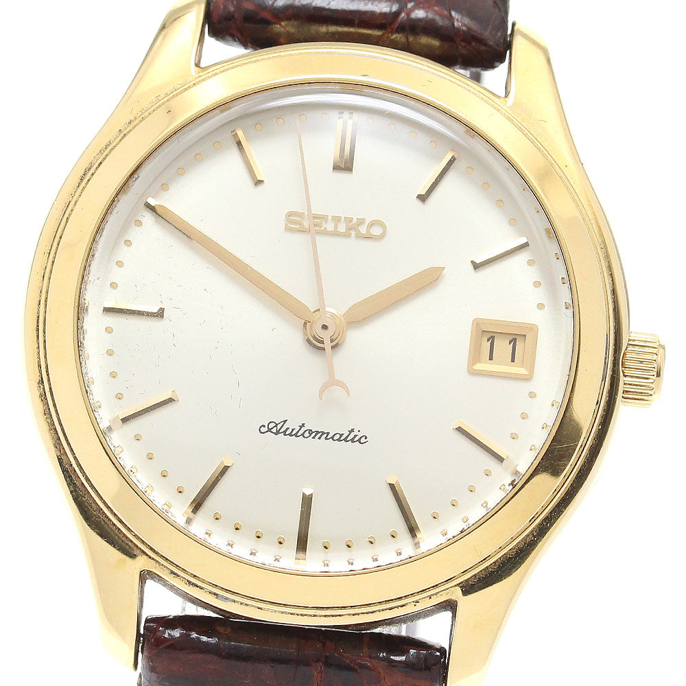 SEIKO mechanical SCVK002/4S35-8000 Date Silver Dial Automatic Men's Watch_838516