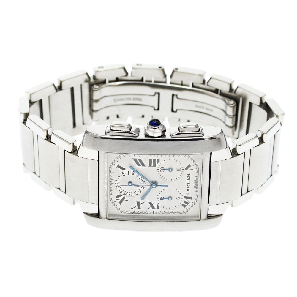 CARTIER Tank Française Chrono Reflex W51001Q3 Perpetual calendar QZ Men's_838536