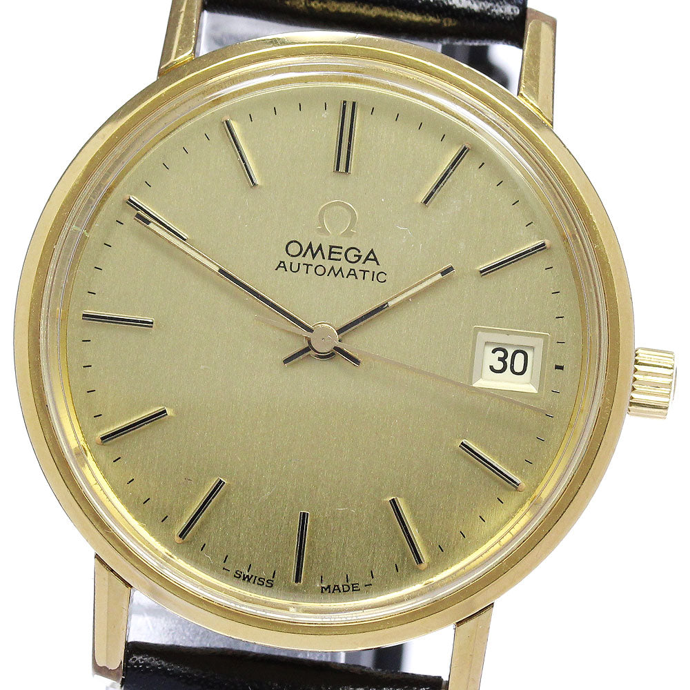 OMEGA 166.0202 Date Cal.1012 Gold Dial Automatic Men's Watch_838537