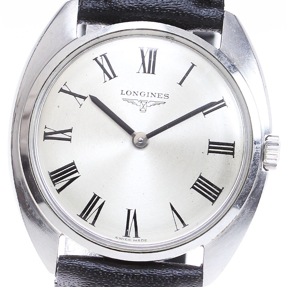 LONGINES vintage Silver Dial Hand Winding Men's Watch_838559
