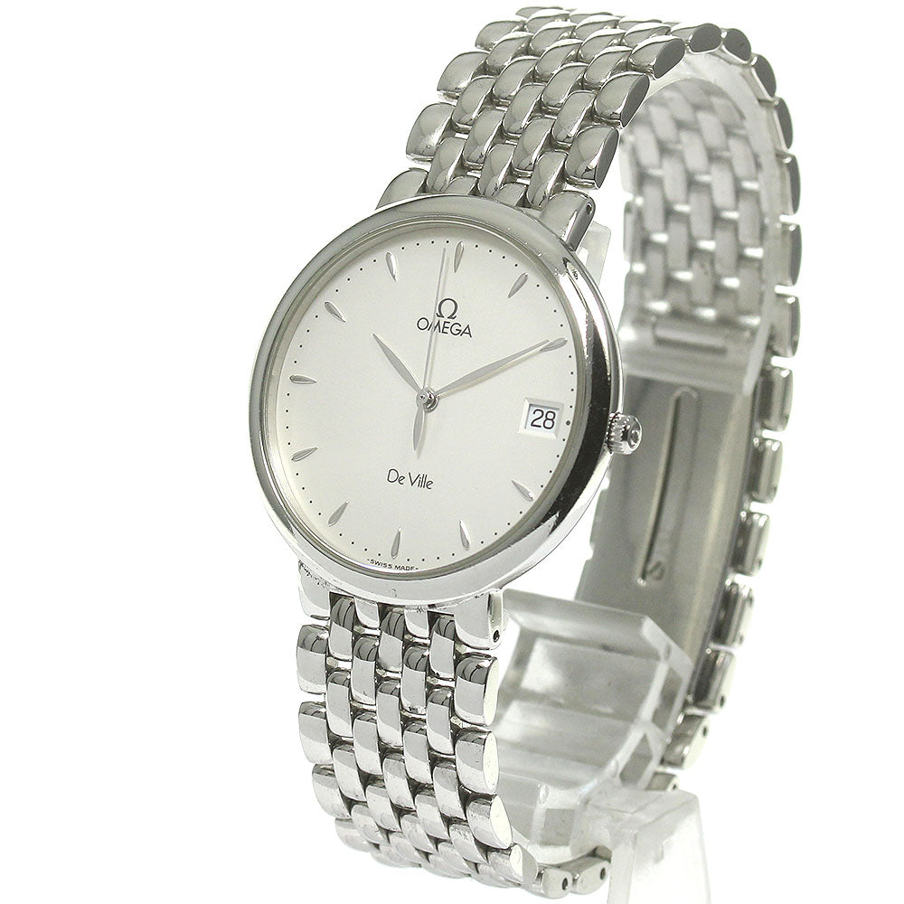 OMEGA De Ville Date Silver Dial Quartz Men's Watch_838600