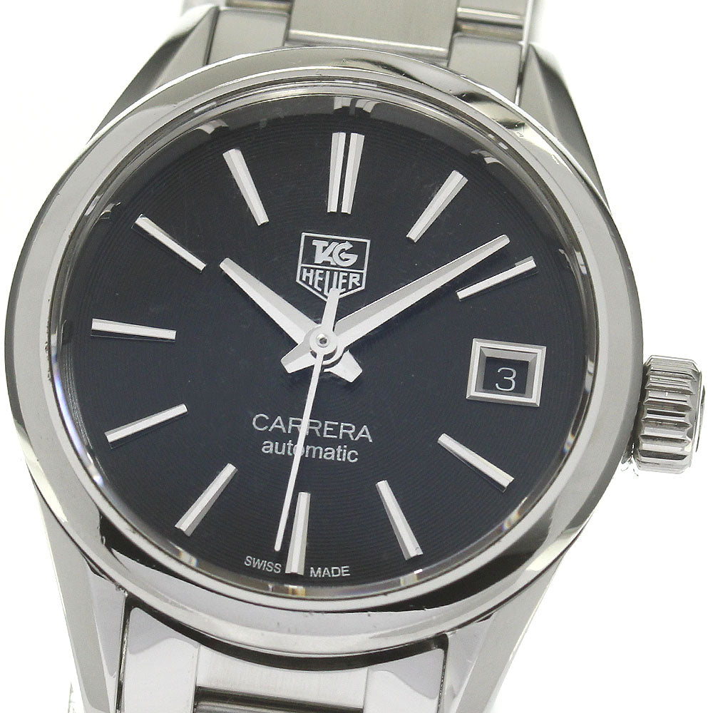 TAG HEUER Carrera WAR2410-2 Date black Dial Automatic Ladies Watch_838722