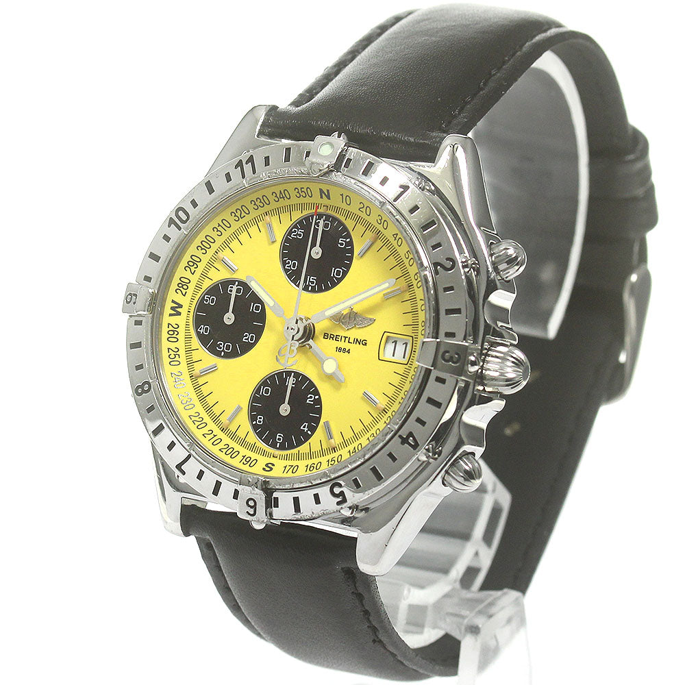 BREITLING Chronomat Longitude A20048 Yellow / black Dial Automatic Men's_838740