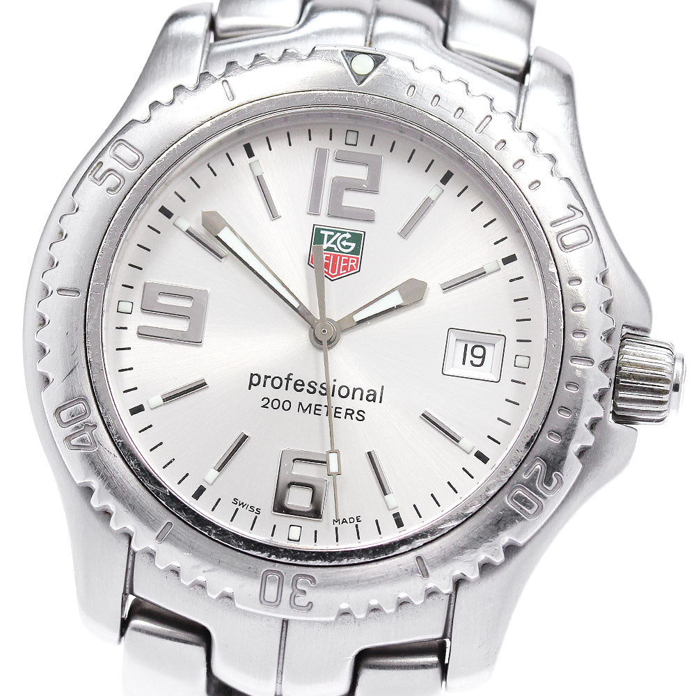 TAG HEUER Link WT1112A.BA0550 Date Silver Dial Quartz Men's Watch_838792