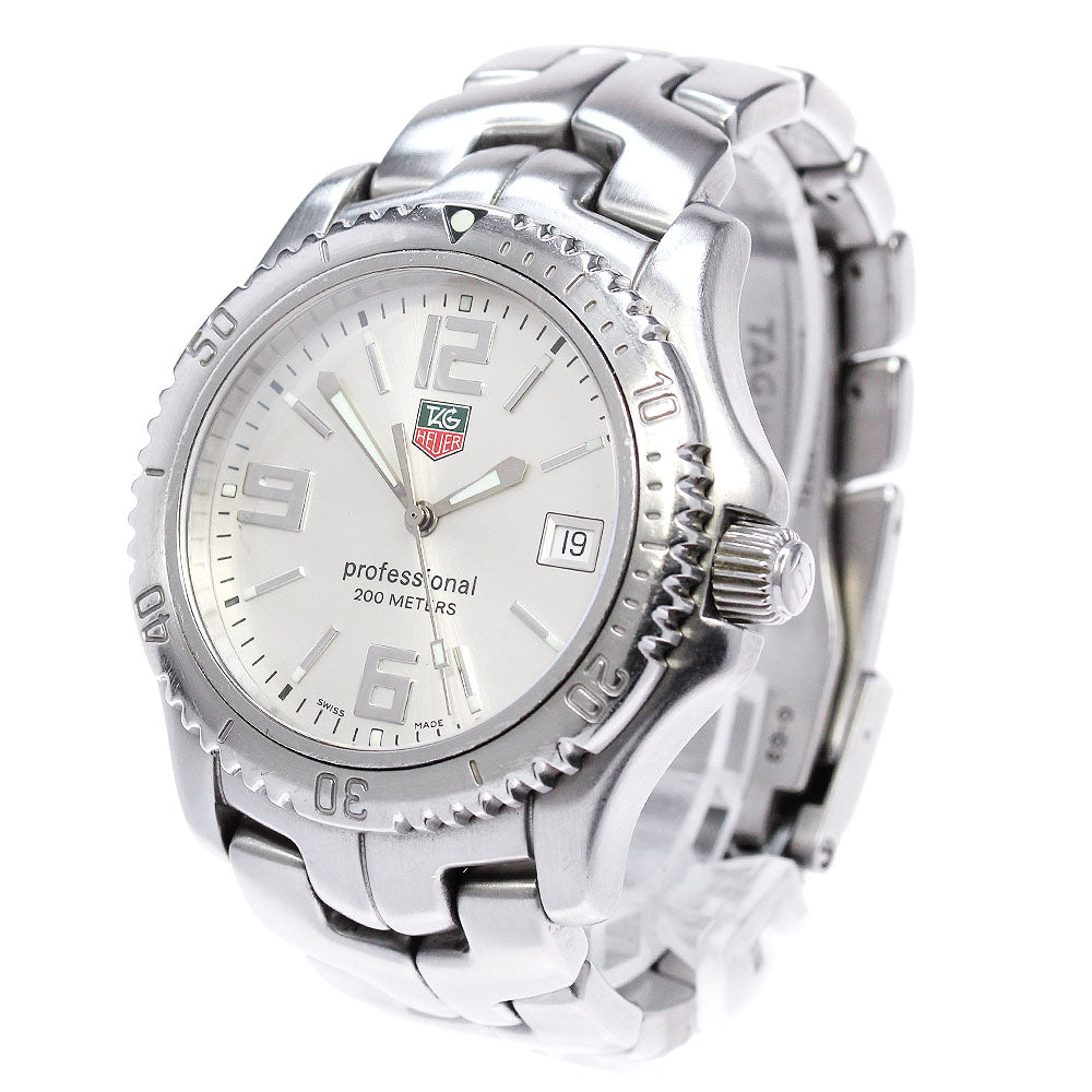 TAG HEUER Link WT1112A.BA0550 Date Silver Dial Quartz Men's Watch_838792