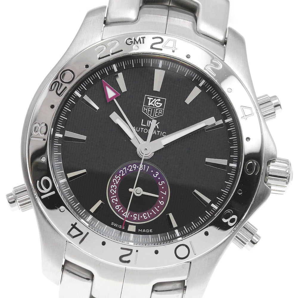TAG HEUER Link WJF2115 GMT date black Dial Automatic Men's Watch_838800