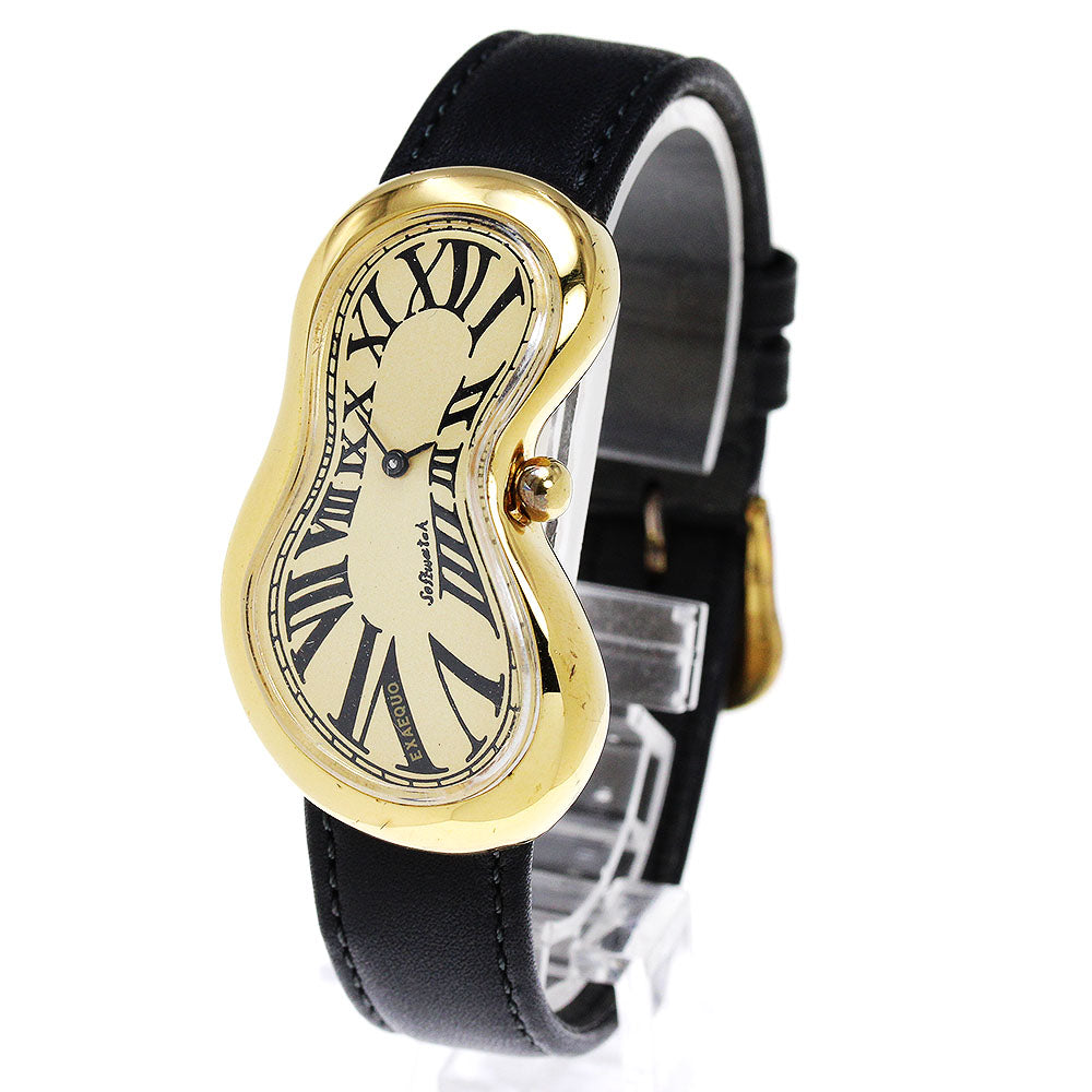 SALVADOR DALI soft watch gold Dial Quartz Ladies Watch_839100
