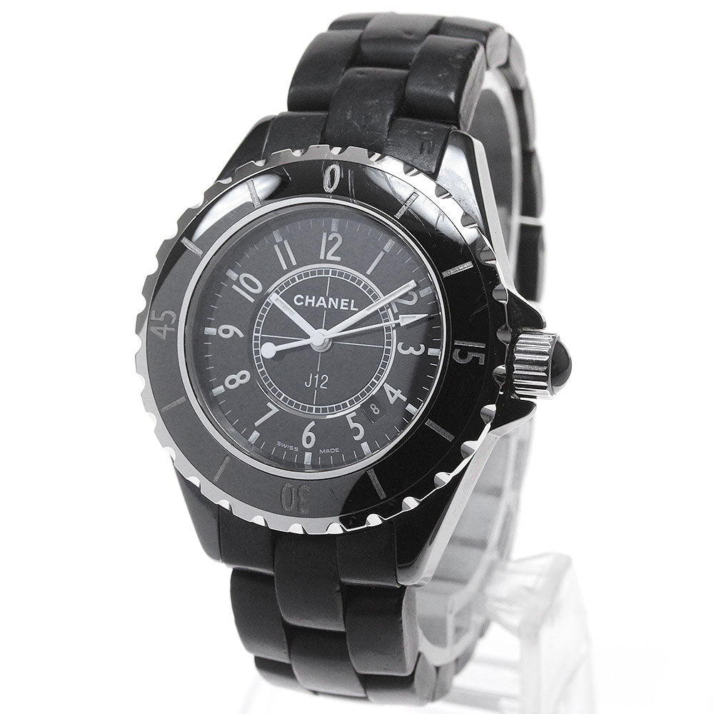 CHANEL J12 H0681 Black ceramic black Dial Quartz Ladies Watch_839121