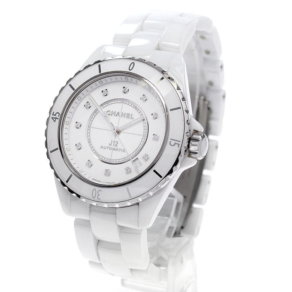 CHANEL J12 Caliber 12.1 38MM H5705 12P diamond White Dial Automatic Men's_839150