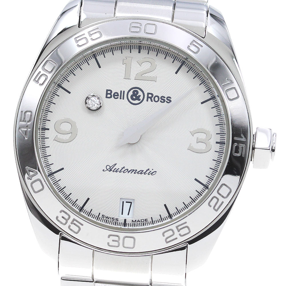Bell＆Ross Mystery diamond 215 Date Silver Dial Automatic Ladies Watch_839153