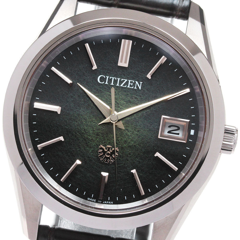 CITIZEN The citizen AQ4106-00W/A060-A1CT406 Golden Eagle Limited to 300 units worldwide Eco Drive Green / black Dial Solar Powered Men's Watch_839167