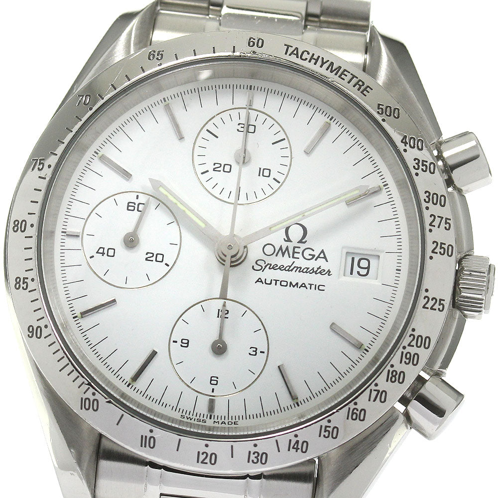 OMEGA Speedmaster 3511.20 Date chronometer white Dial AT Men's Watch_839193