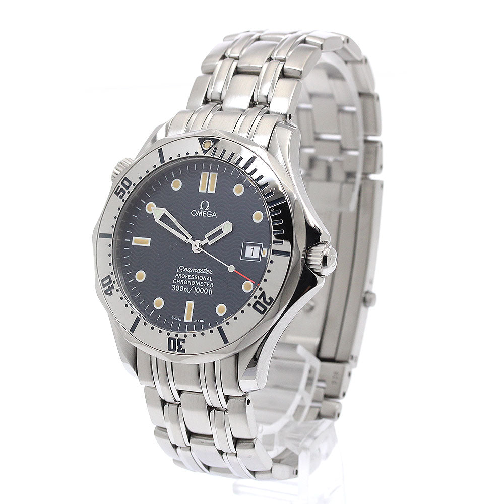 OMEGA Seamaster300 2532.80 Date Navy Dial Automatic Men's Watch_839203