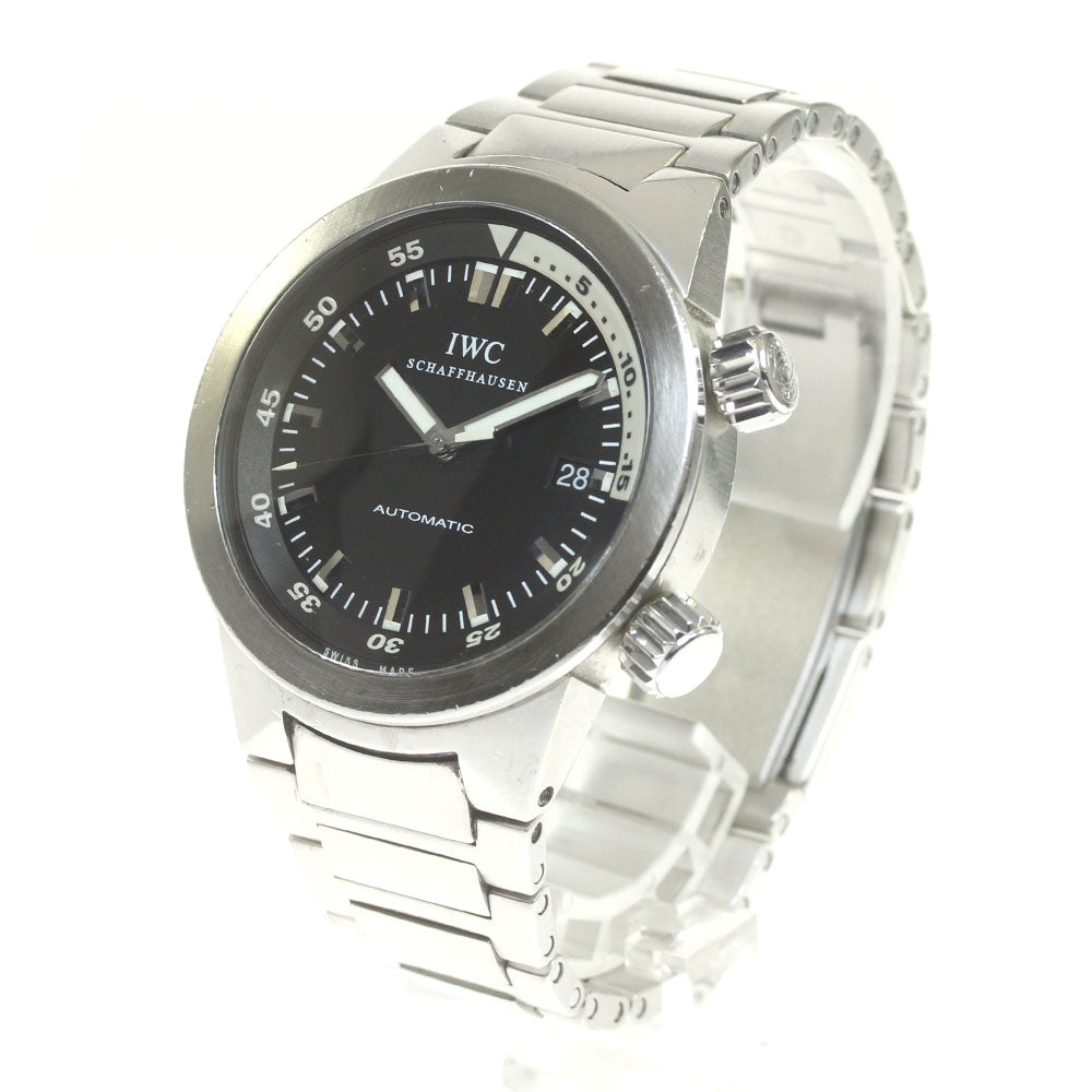 IWC SCHAFFHAUSEN Aquatimer IW354805 Date black Dial Automatic Men's_839208