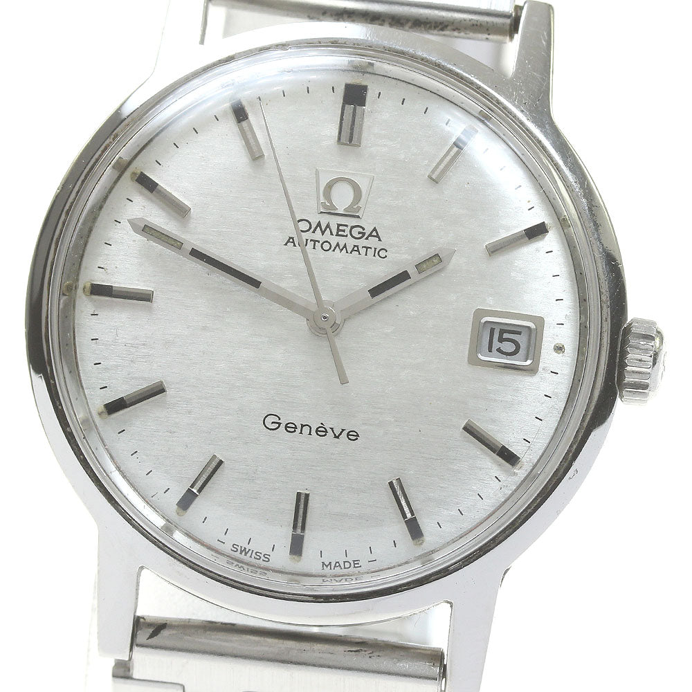 OMEGA Geneve 166.070 Date Cal.565 Silver Dial Automatic Men's Watch_839223