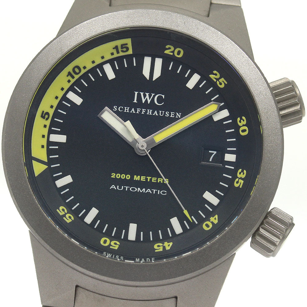 IWC SCHAFFHAUSEN Aquatimer Automatic 2000 IW353803 Date AT Men's Watch_839230