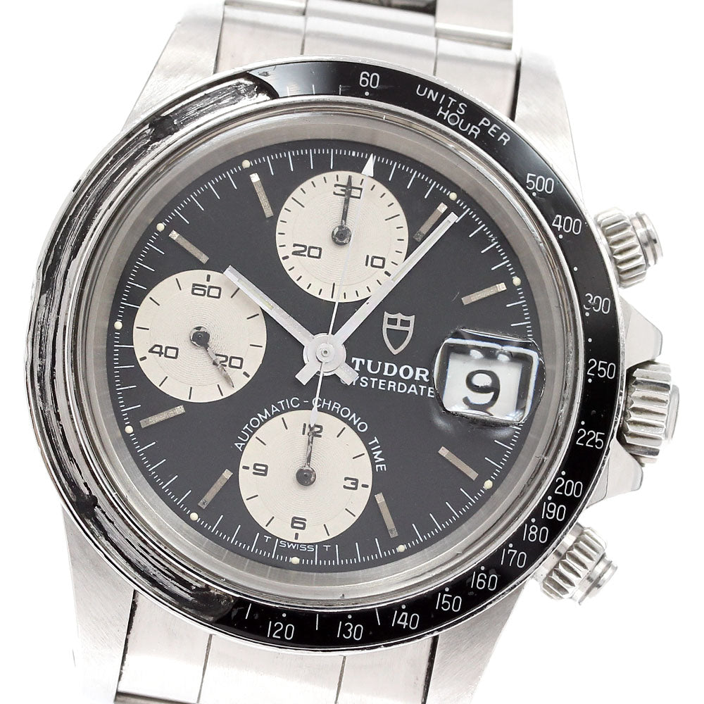 TUDOR Oyster Date Chronotime 79160 black Dial Automatic Men's Watch_839302