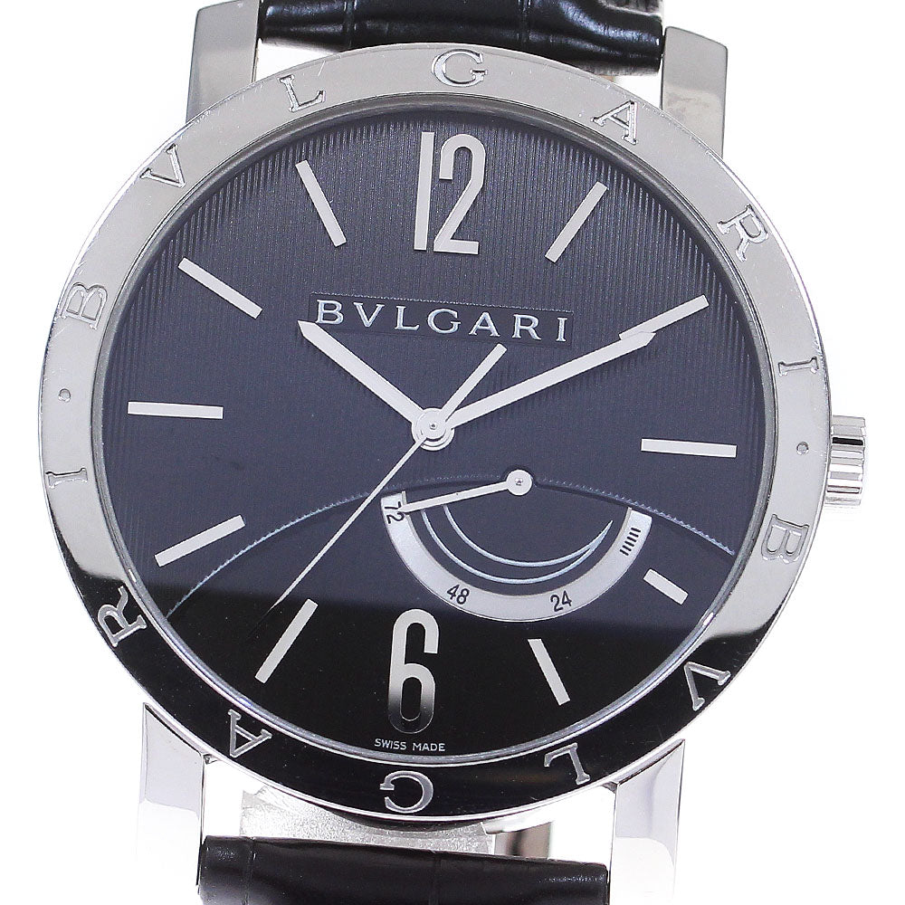 BVLGARI BVLGARIBVLGARI BB41SL Power reserve Silver Dial Hand Winding Men's Watch_839312