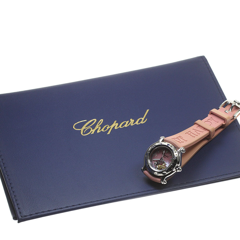 Chopard Happy sports 27/8923-402 Happy fish Pink shell Dial Quartz Ladies Watch_839352