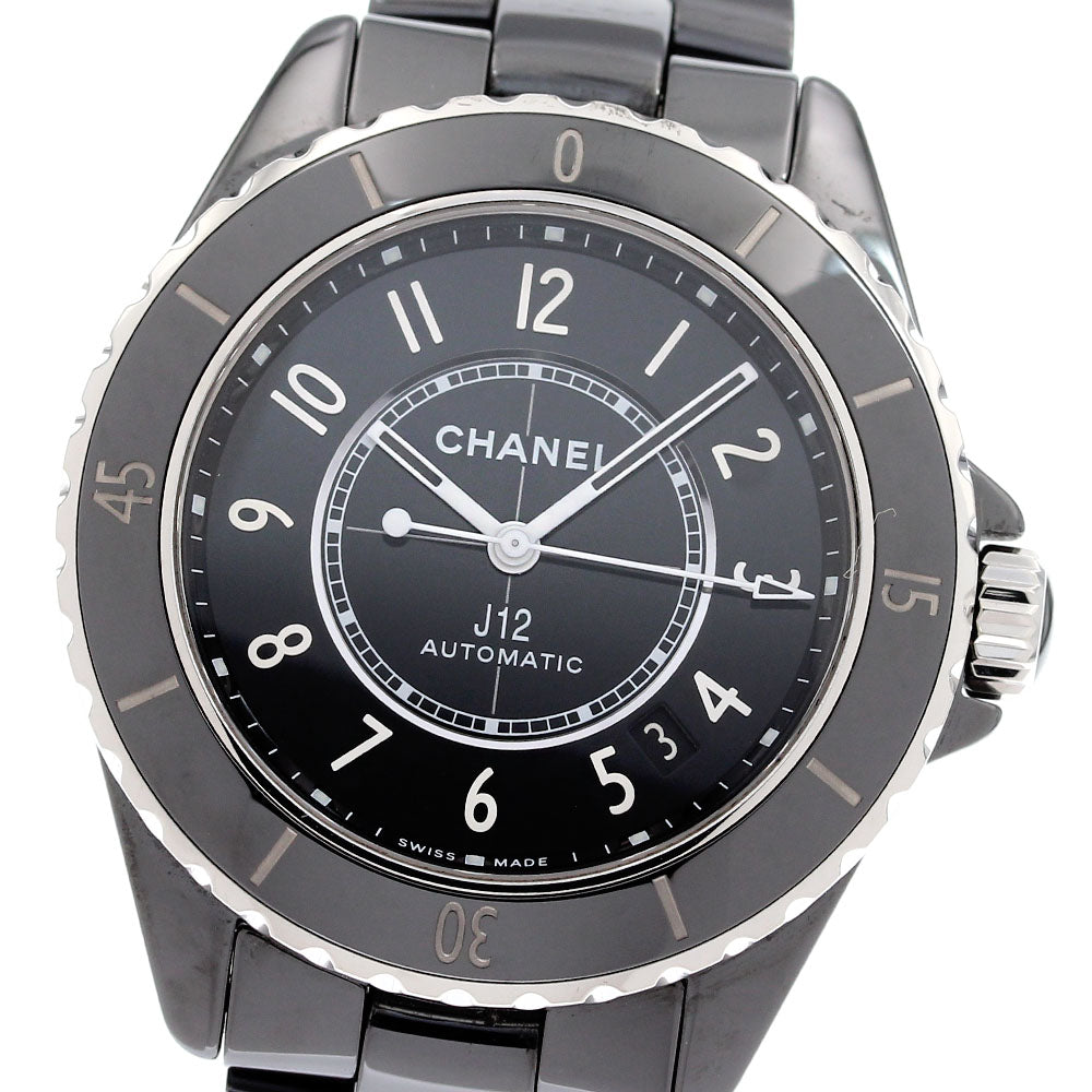 CHANEL J12 H5697 Black ceramic date black Dial Automatic Men's Watch_839374