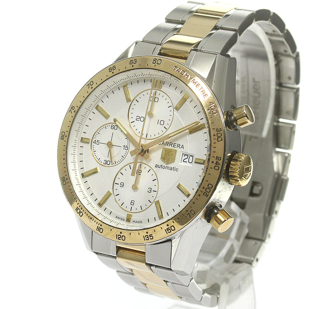 TAG HEUER Carrera CV2050 Chronograph Date Silver Dial Automatic Men's _839393