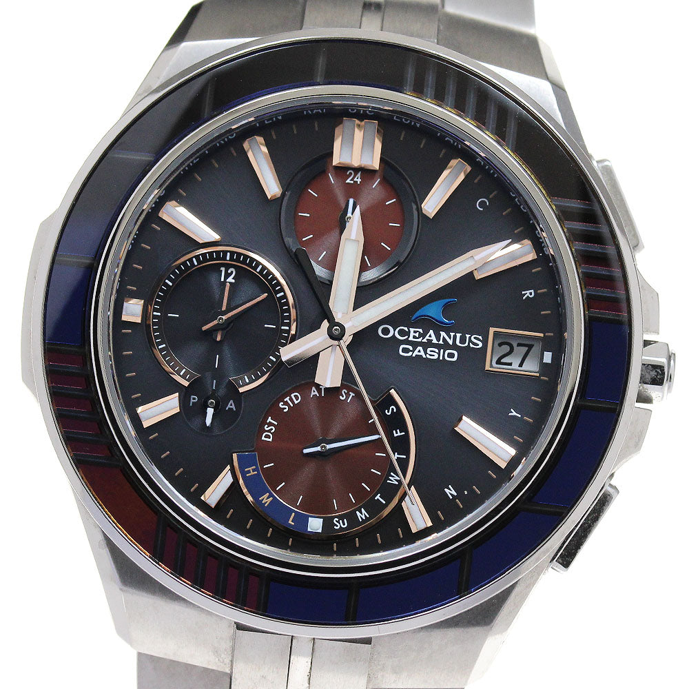 CASIO Oceanus Manta OCW-S5000D-1AJF Solar Powered Radio Men's Watch_839402
