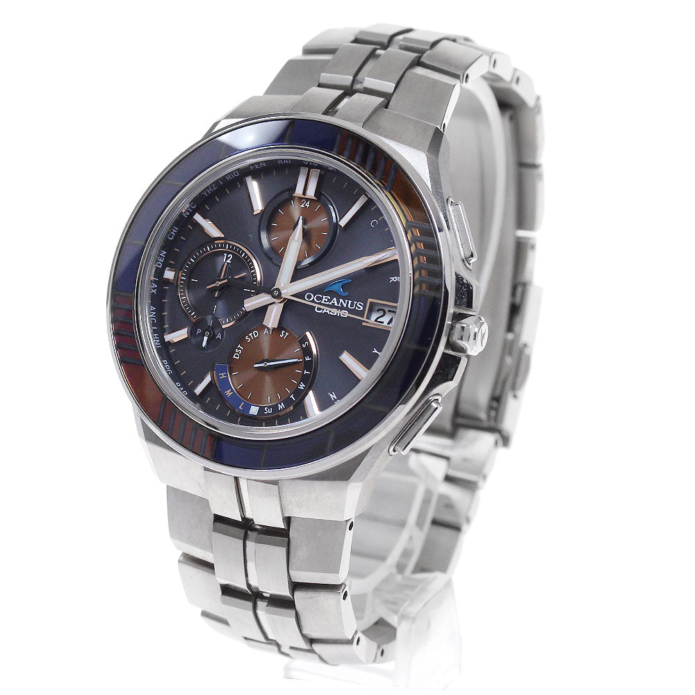 CASIO Oceanus Manta OCW-S5000D-1AJF Solar Powered Radio Men's Watch_839402
