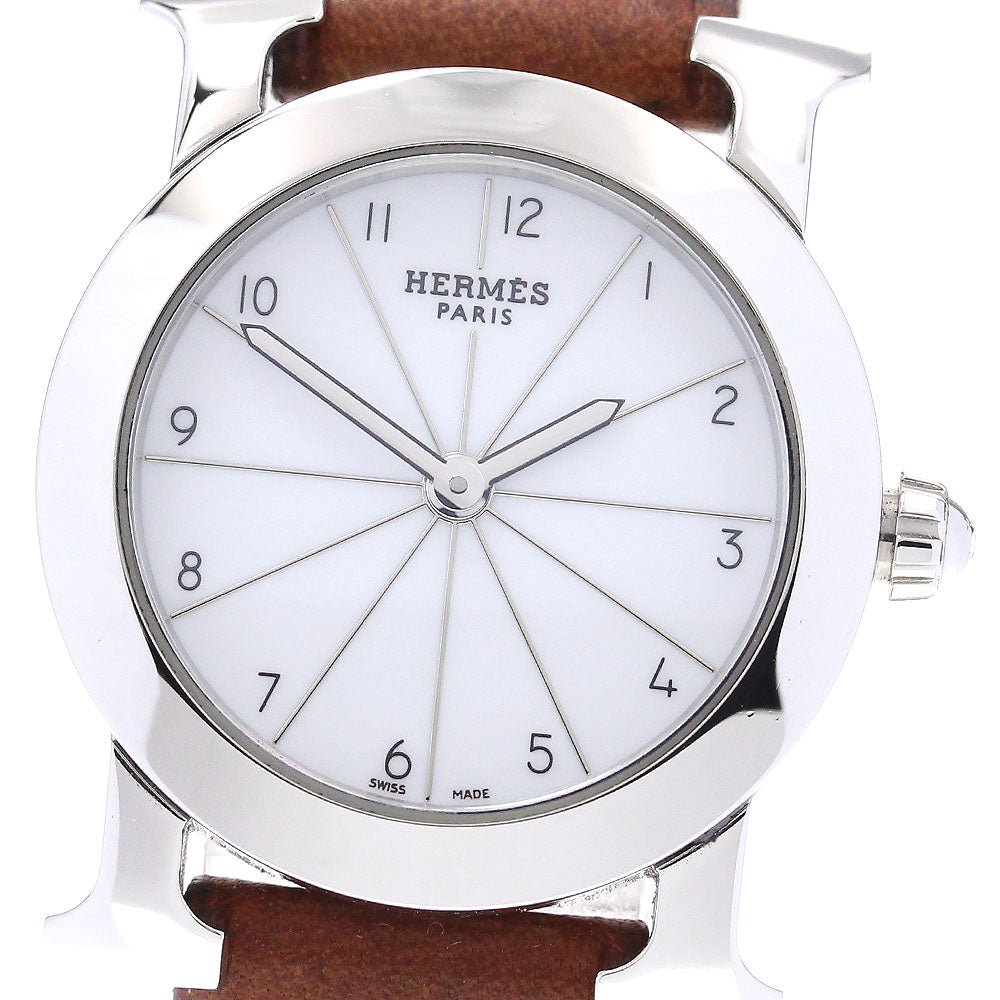 HERMES H watch Rondo HR1.210 Silver Dial Quartz Ladies Watch_839415