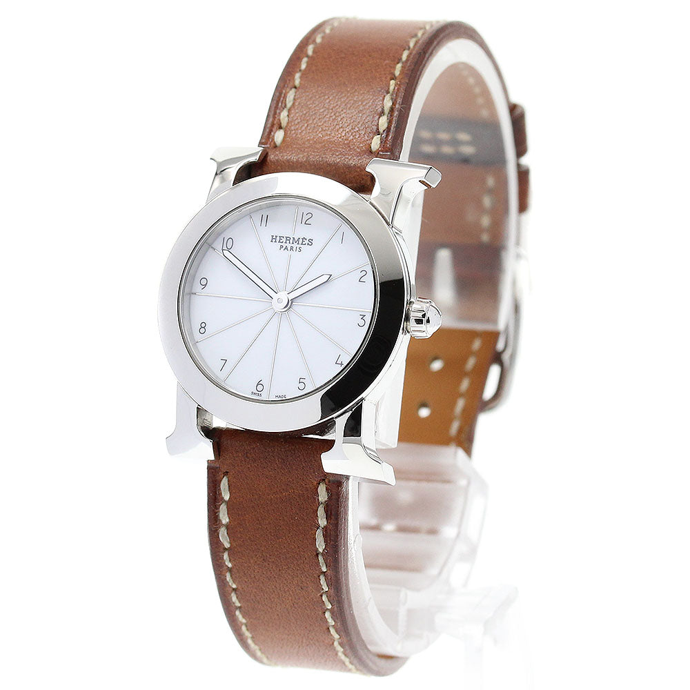 HERMES H watch Rondo HR1.210 Silver Dial Quartz Ladies Watch_839415