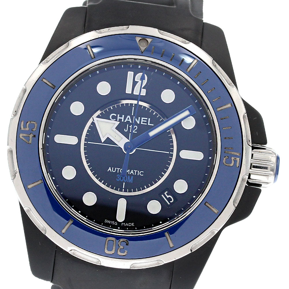 CHANEL J12 Marine 38 H2561 Date black Dial Automatic Men's Watch_839514