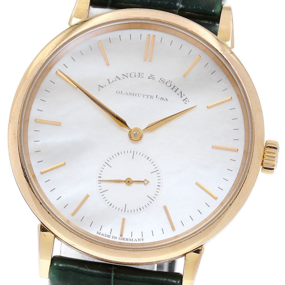 A.LANGE＆SOHNE Saxonia 219.043 18K Pink Gold White shell Dial Hand Winding Men's Watch_839519