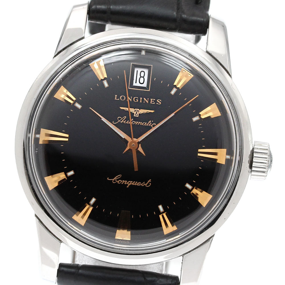 LONGINES Conquest L1.611.4 Date black Dial Automatic Men's Watch_839555
